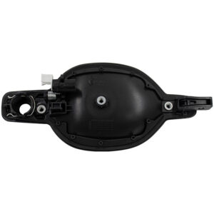 MANIJA EXTERIOR MT ENDEAVOR 04-11 CON HOYO PARA LLAVE CORRUGADA NEGRA PLASTICO IZQUIERDO DELANTERA